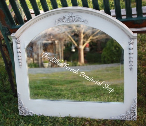 mirror with embellishments